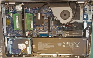 reparation carte mère ordinateur portable HP